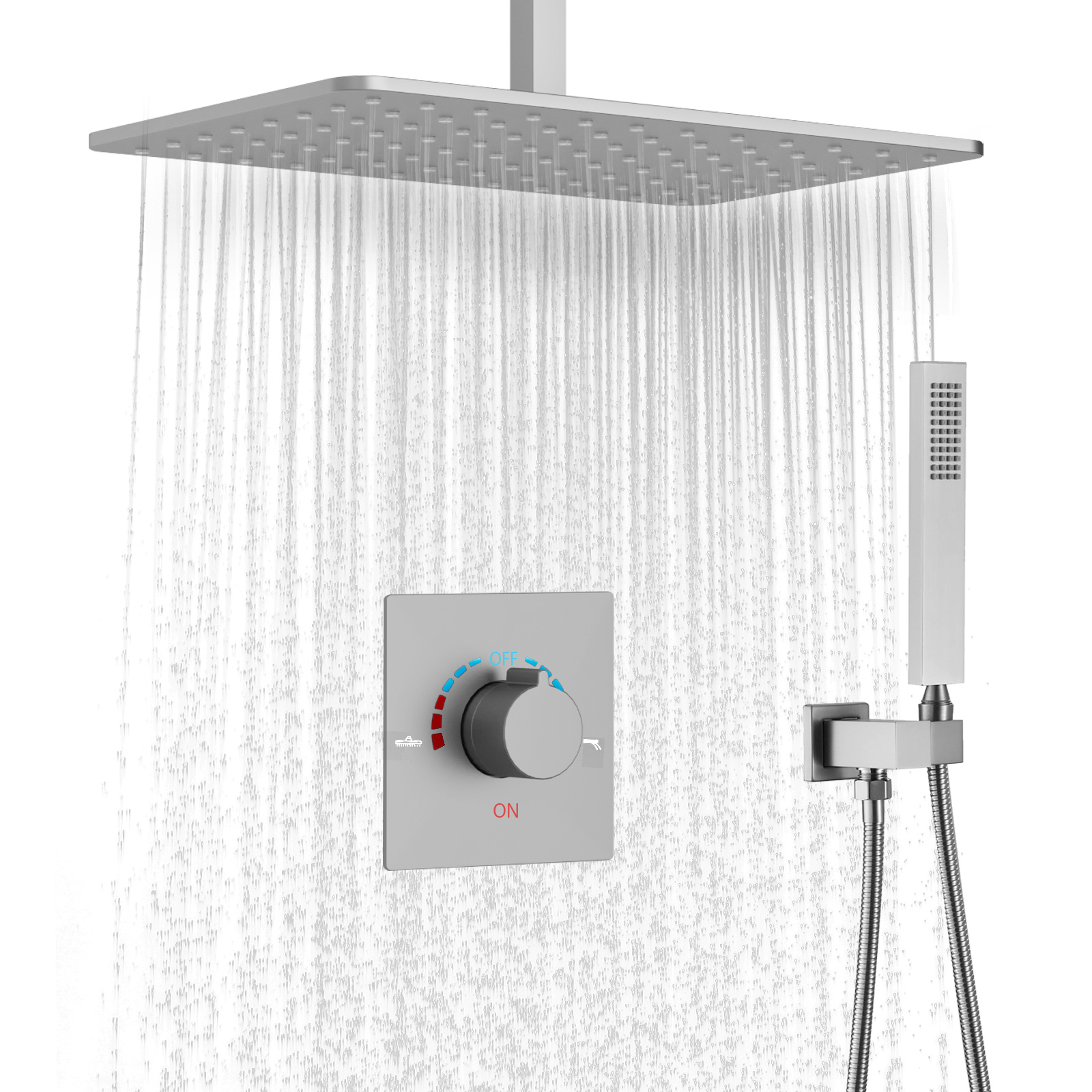Ceiling-mounted shower set مجموعة دش مثبتة على السقف