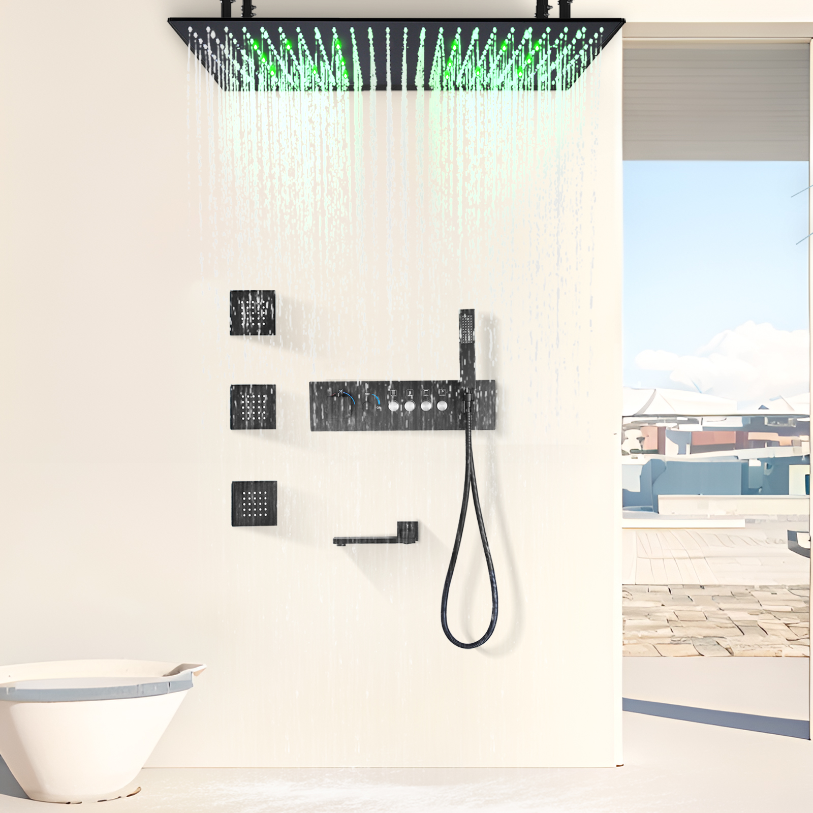 صنبور الحمام والدش