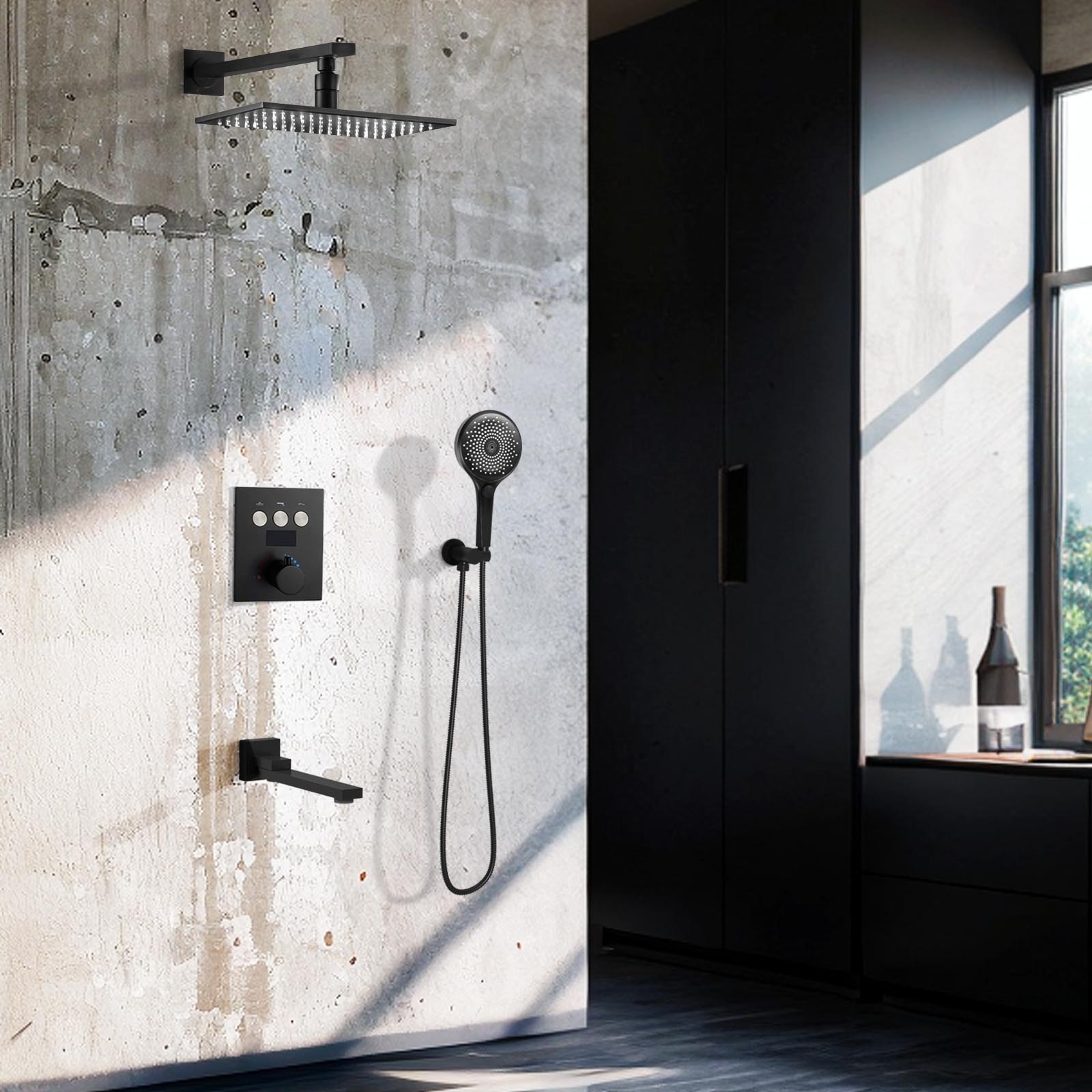 مورد مجموعة رأس الدش الأسود