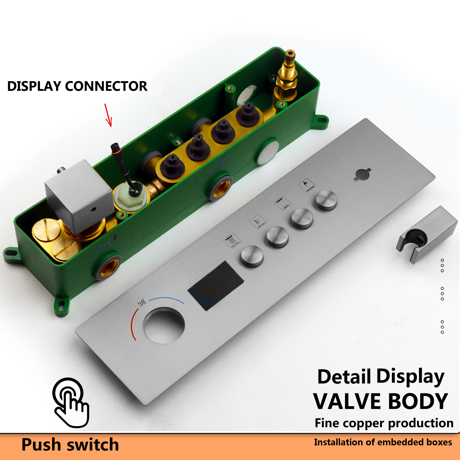 رأس الدش هطول الأمطار