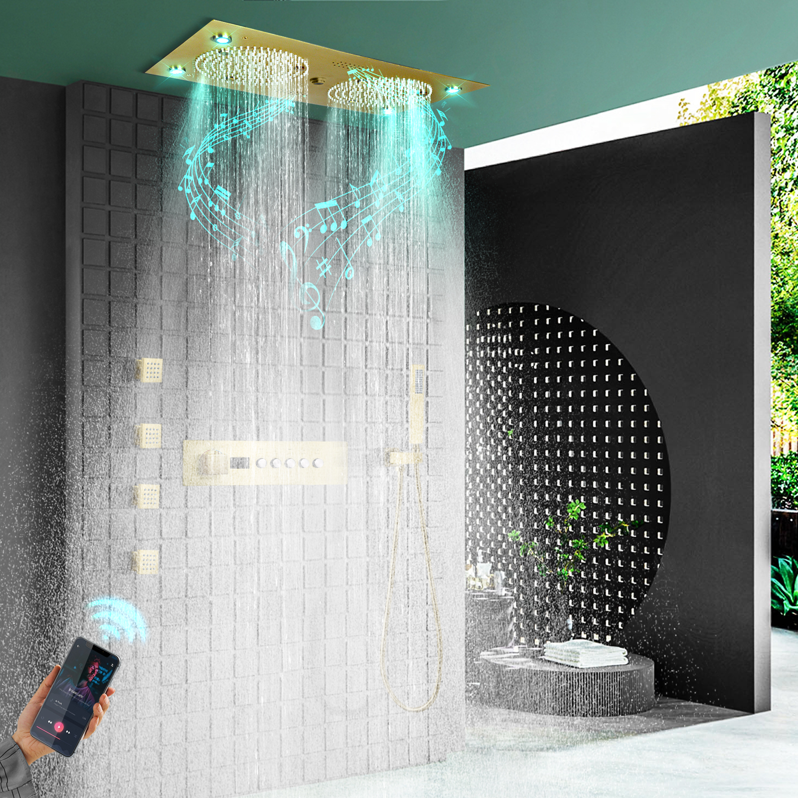 صمام ترموستاتي لرأس الدش