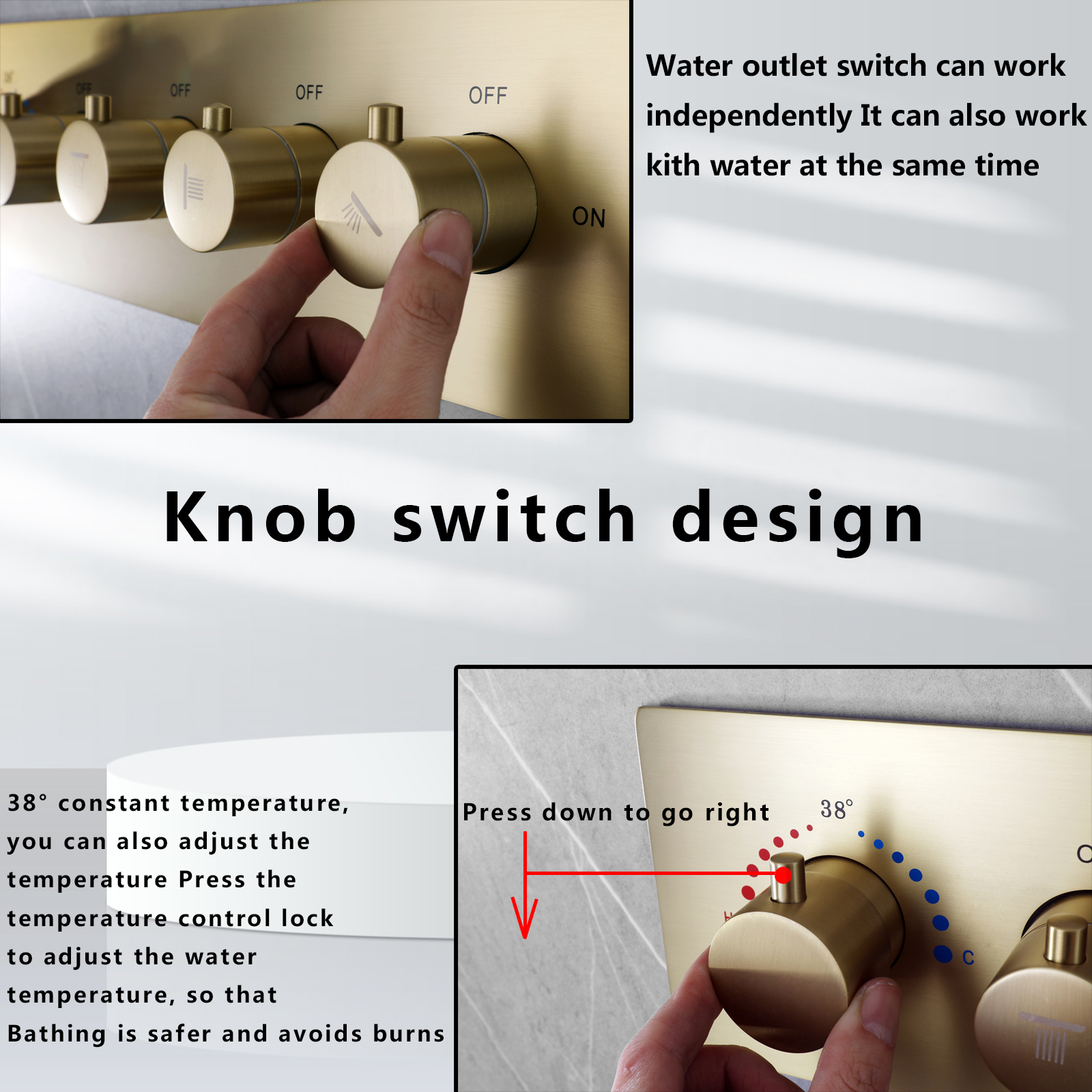 مجموعة صنبور الدش