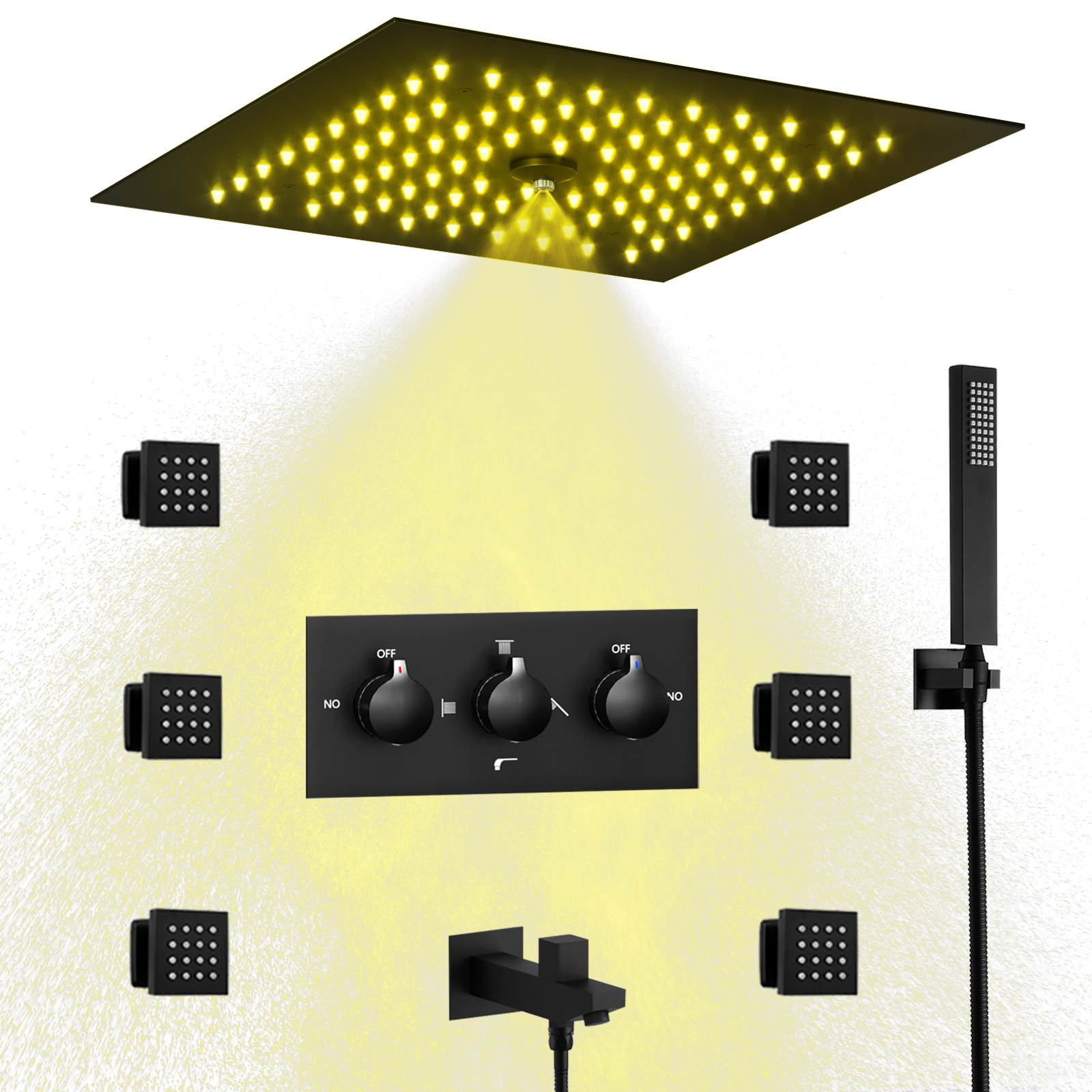 أضواء LED لرأس الدش