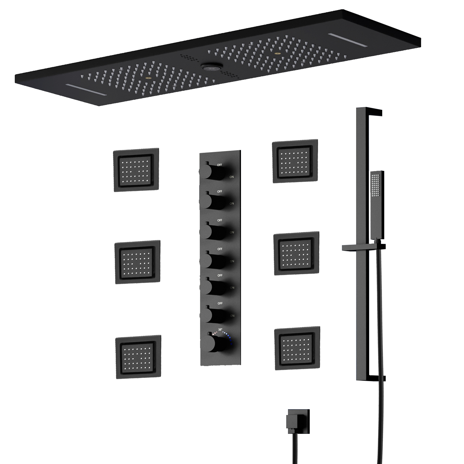 طقم صمام الدش