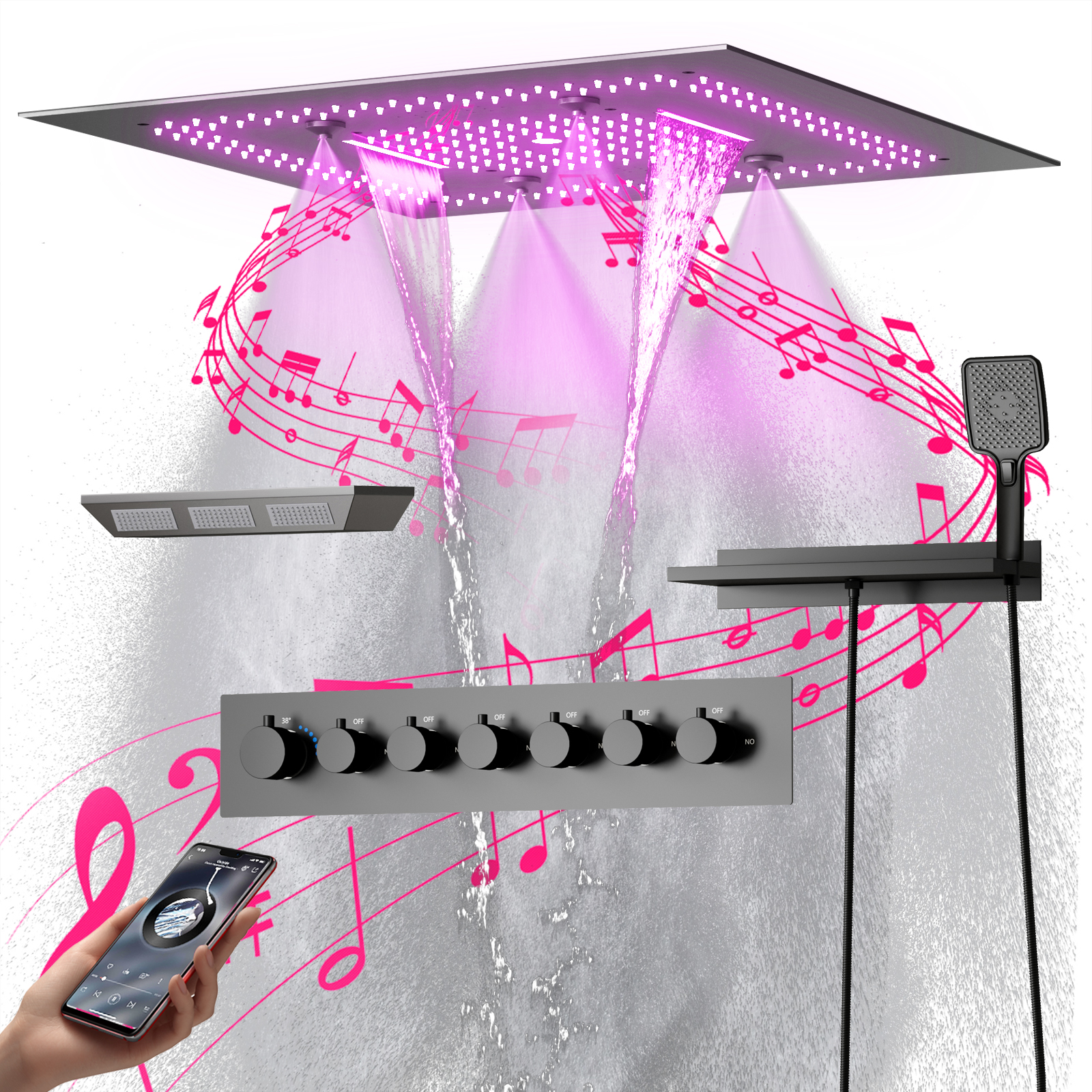 طقم صنبور الدش