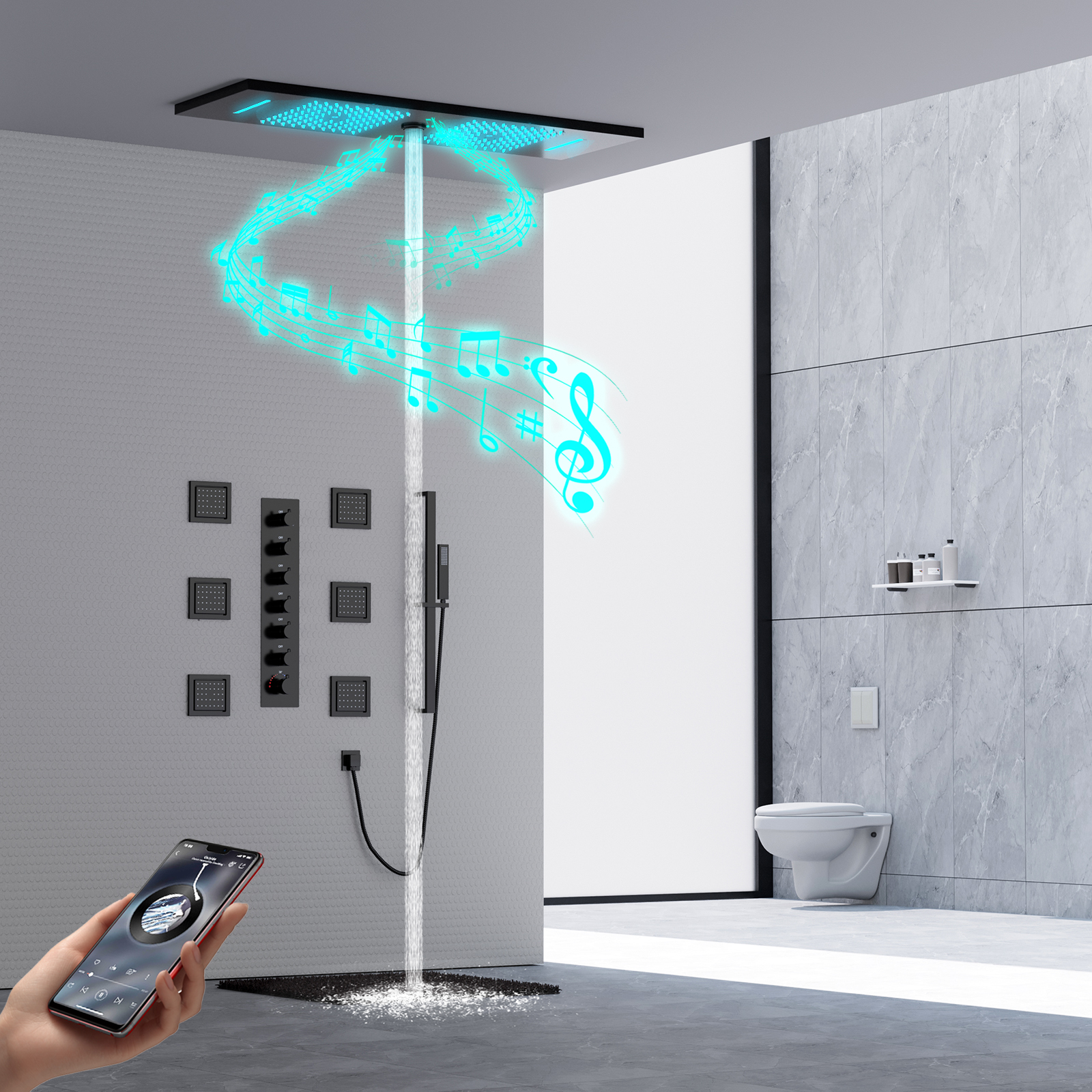 أضواء LED لرأس الدش