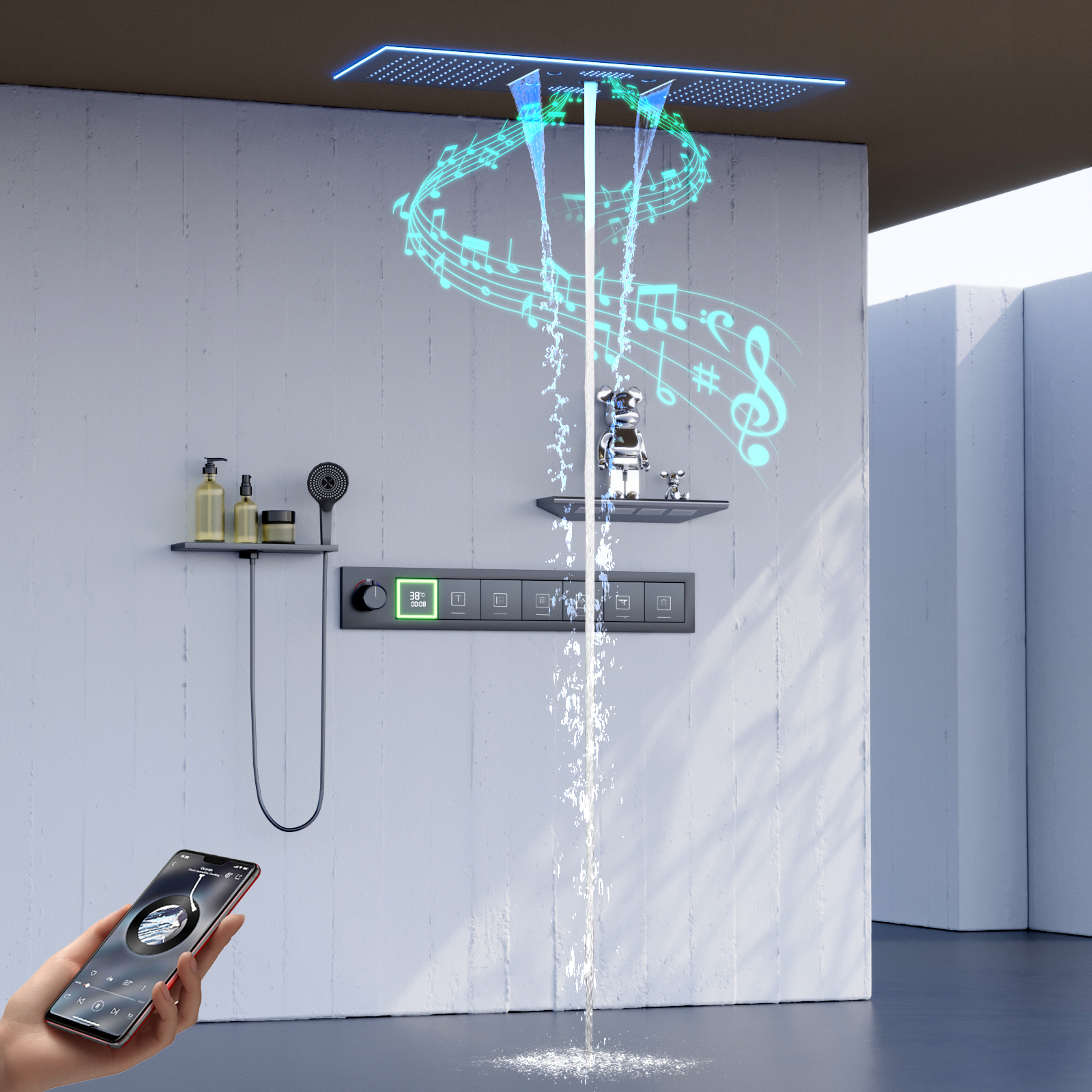 مجموعات رأس الدش الحديثة