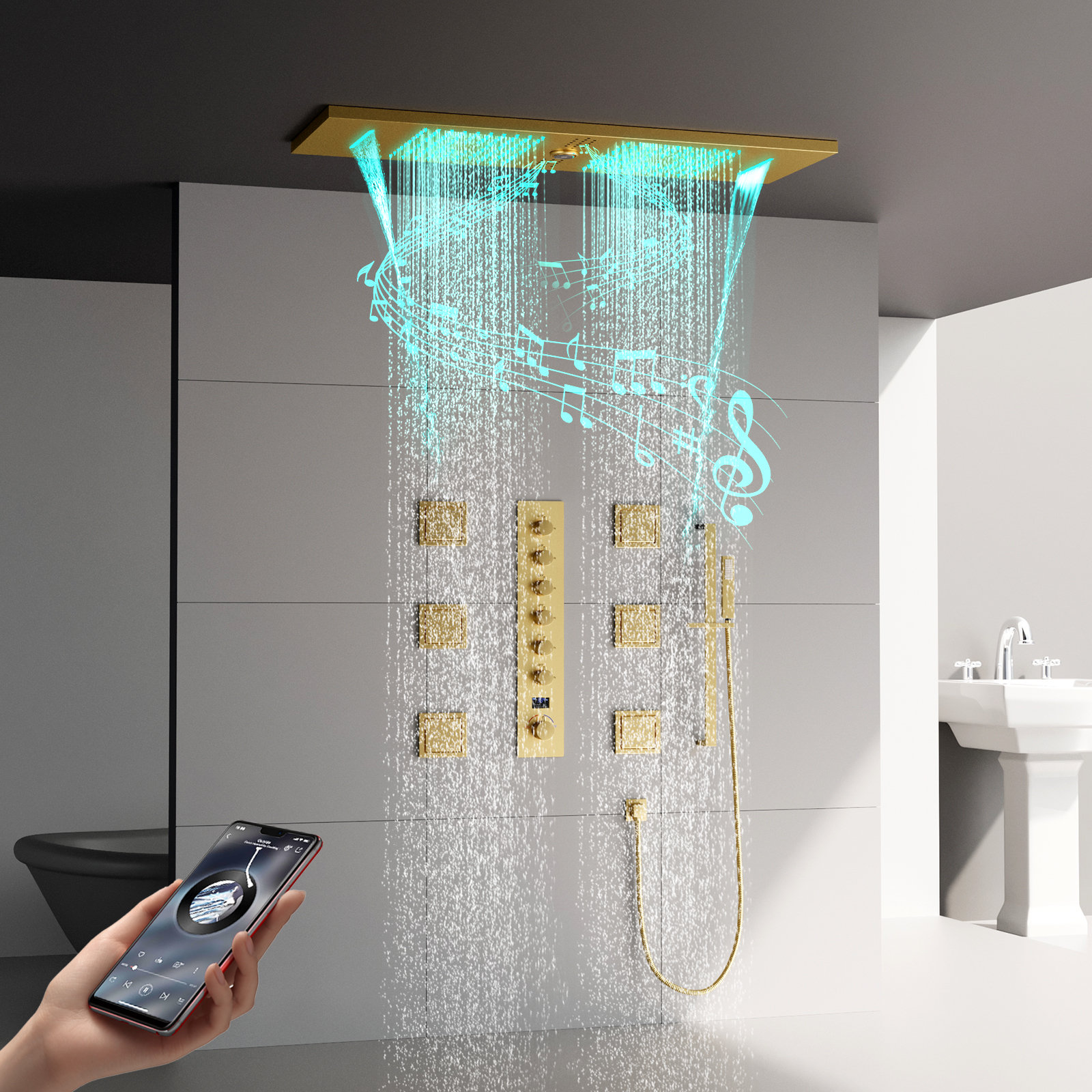 مجموعة خلاطات الدش