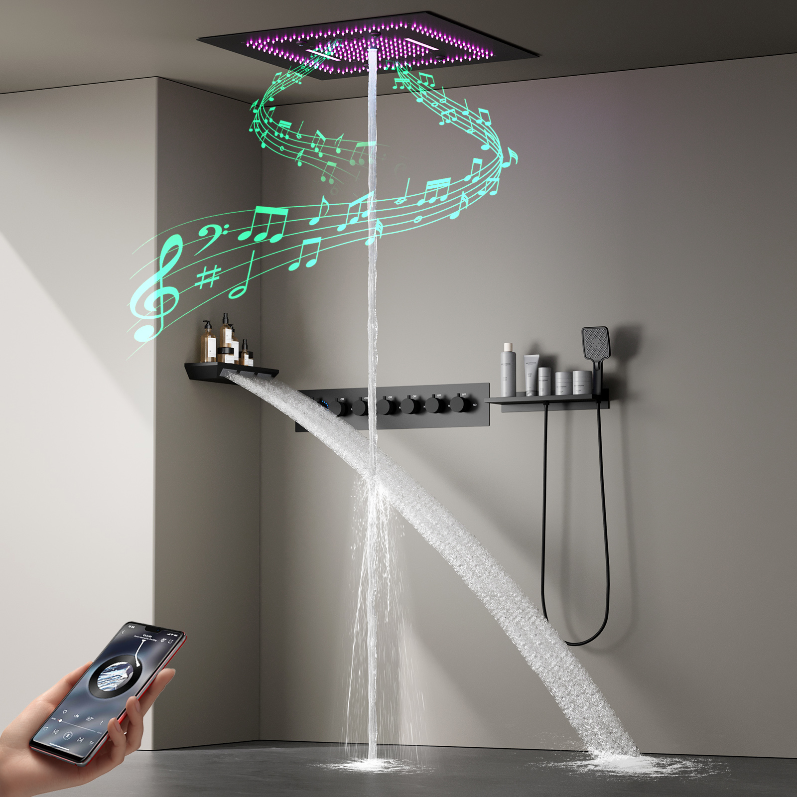 طقم صنبور الدش