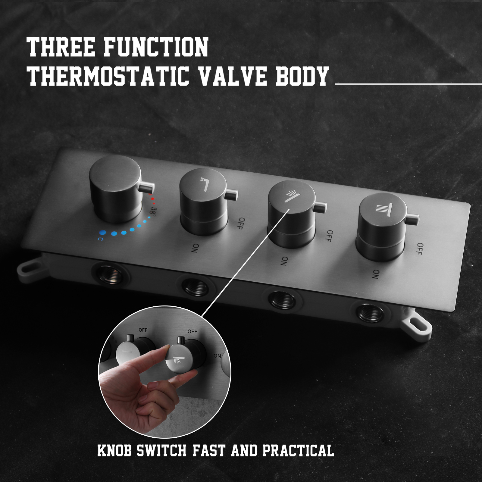 رأس دش متعدد الإعدادات