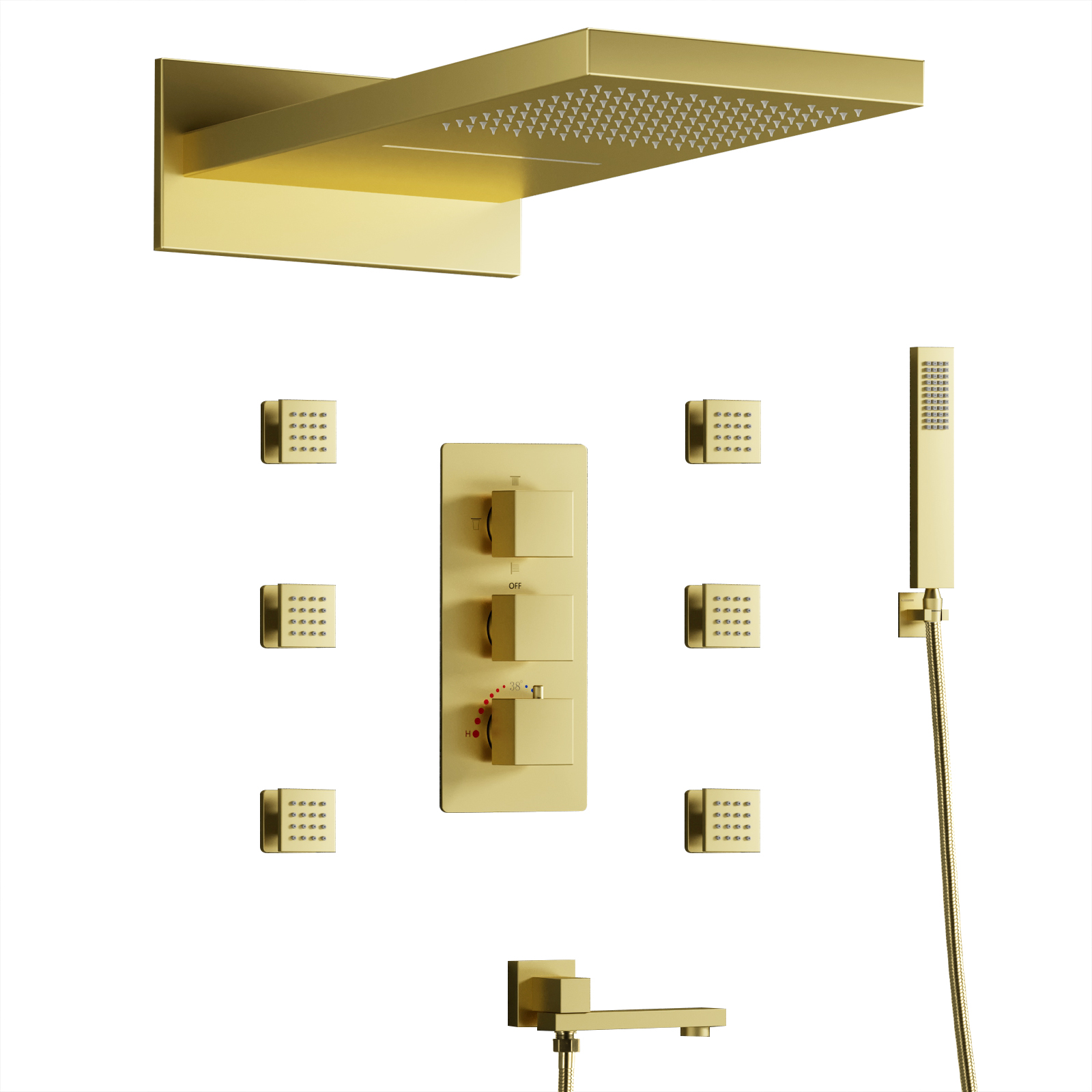 مجموعة رأس الدش الحديثة