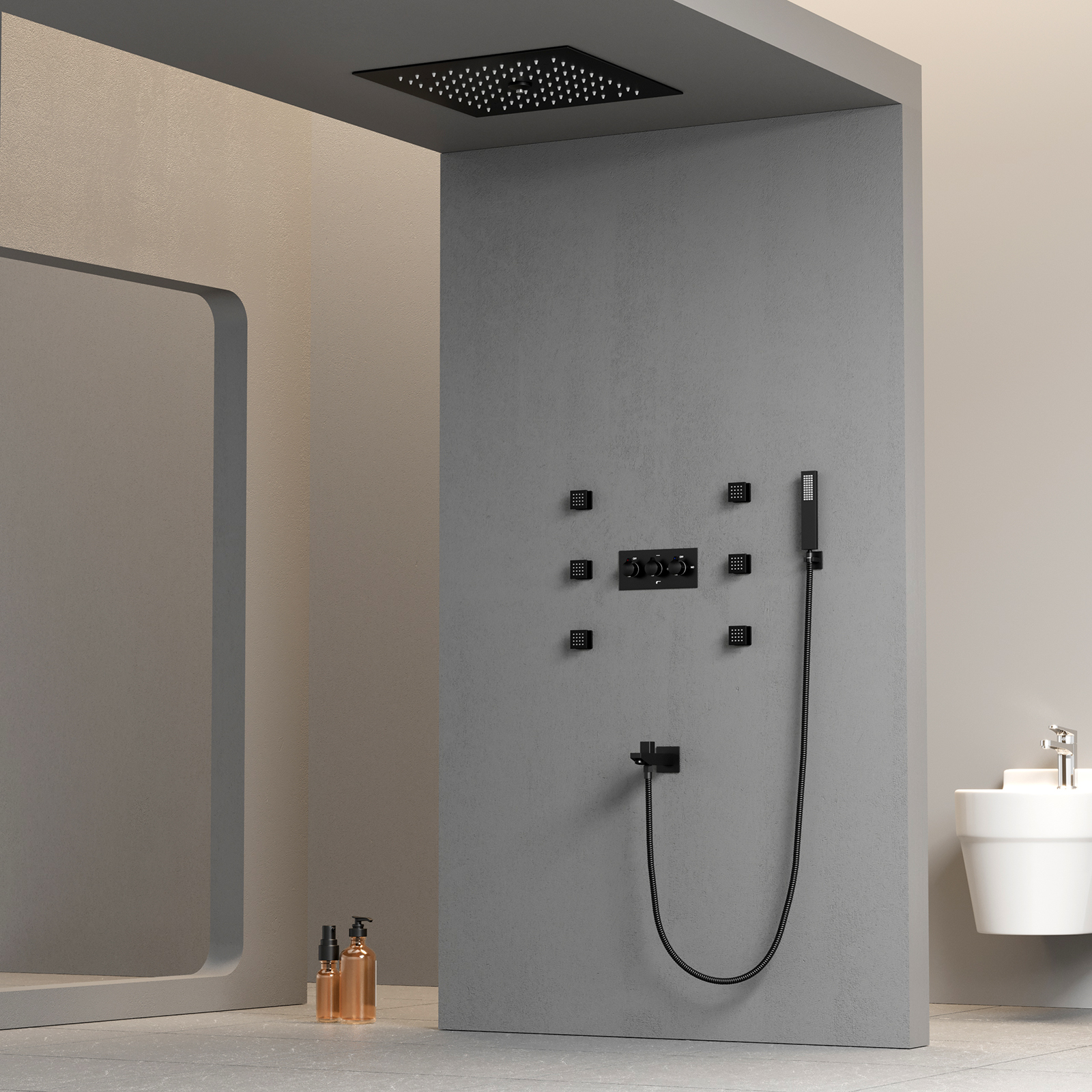 رأس دش متغير اللون