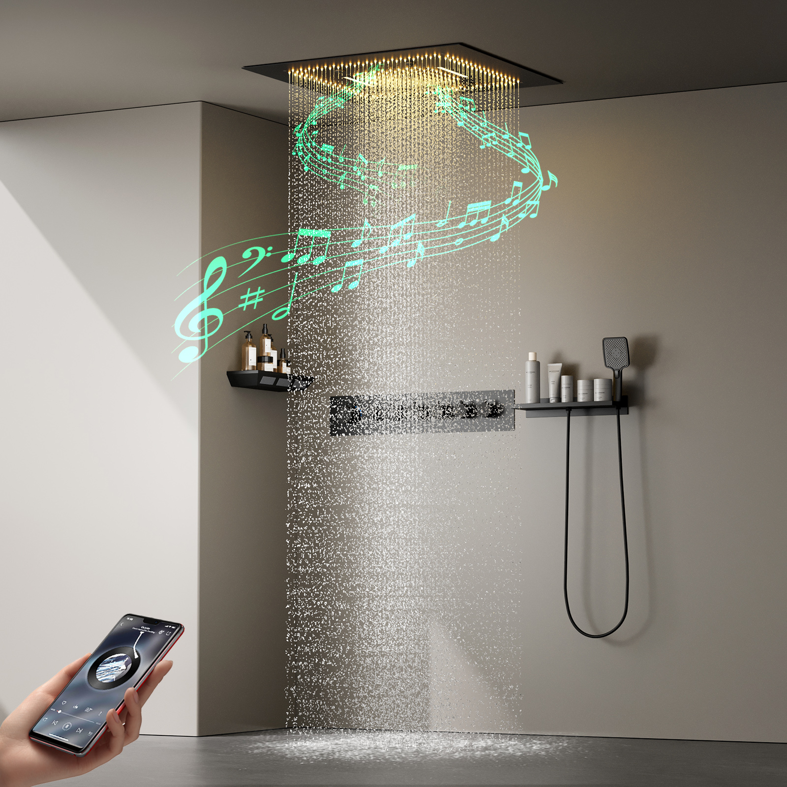 6 إعدادات لرأس الدش