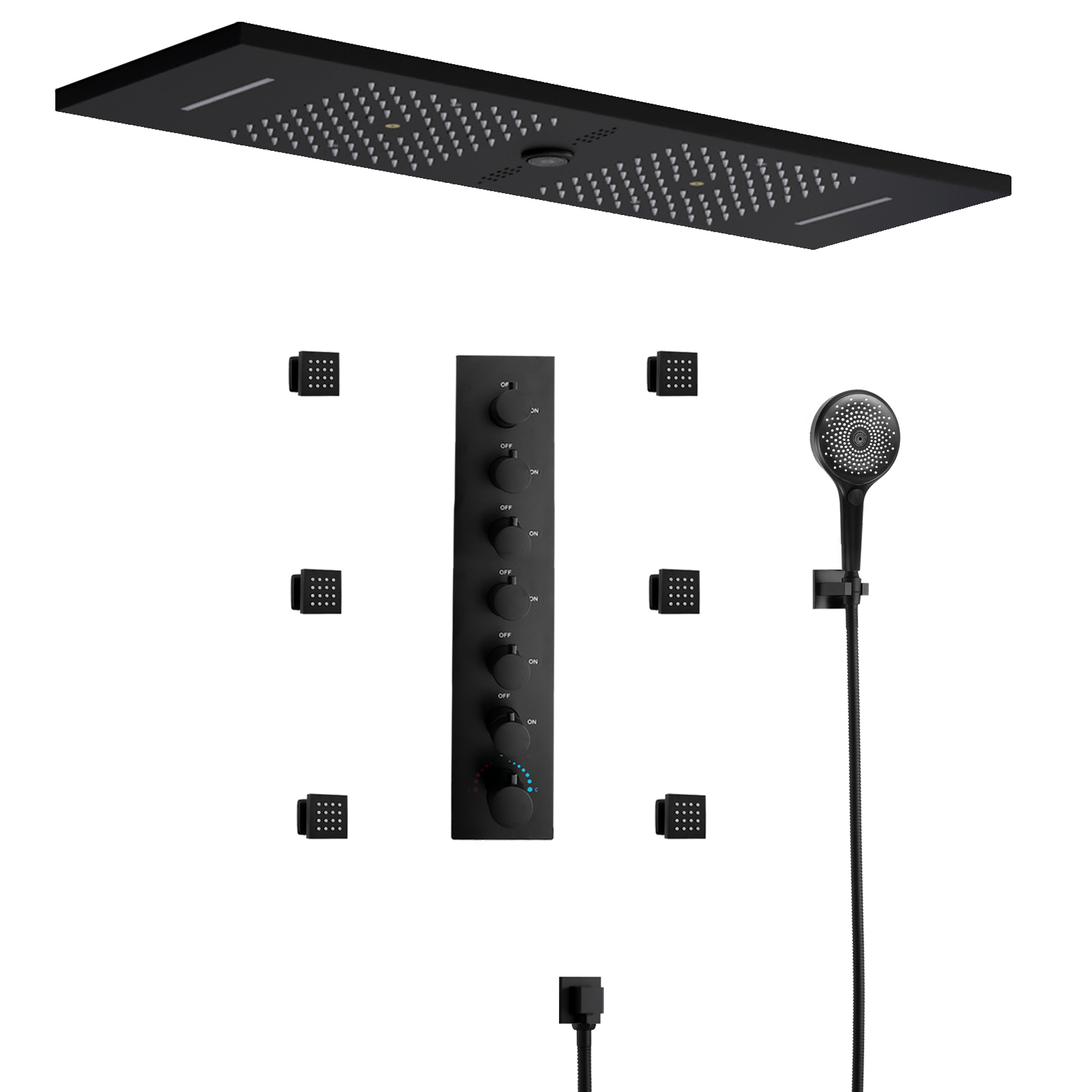 أدى هطول الأمطار رأس الدش