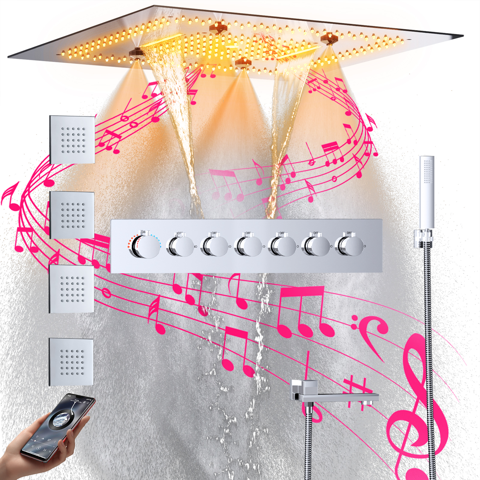 جسم صمام الدش