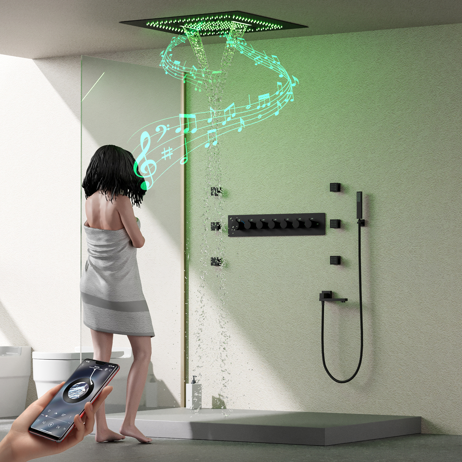 صمام خلاط الدش