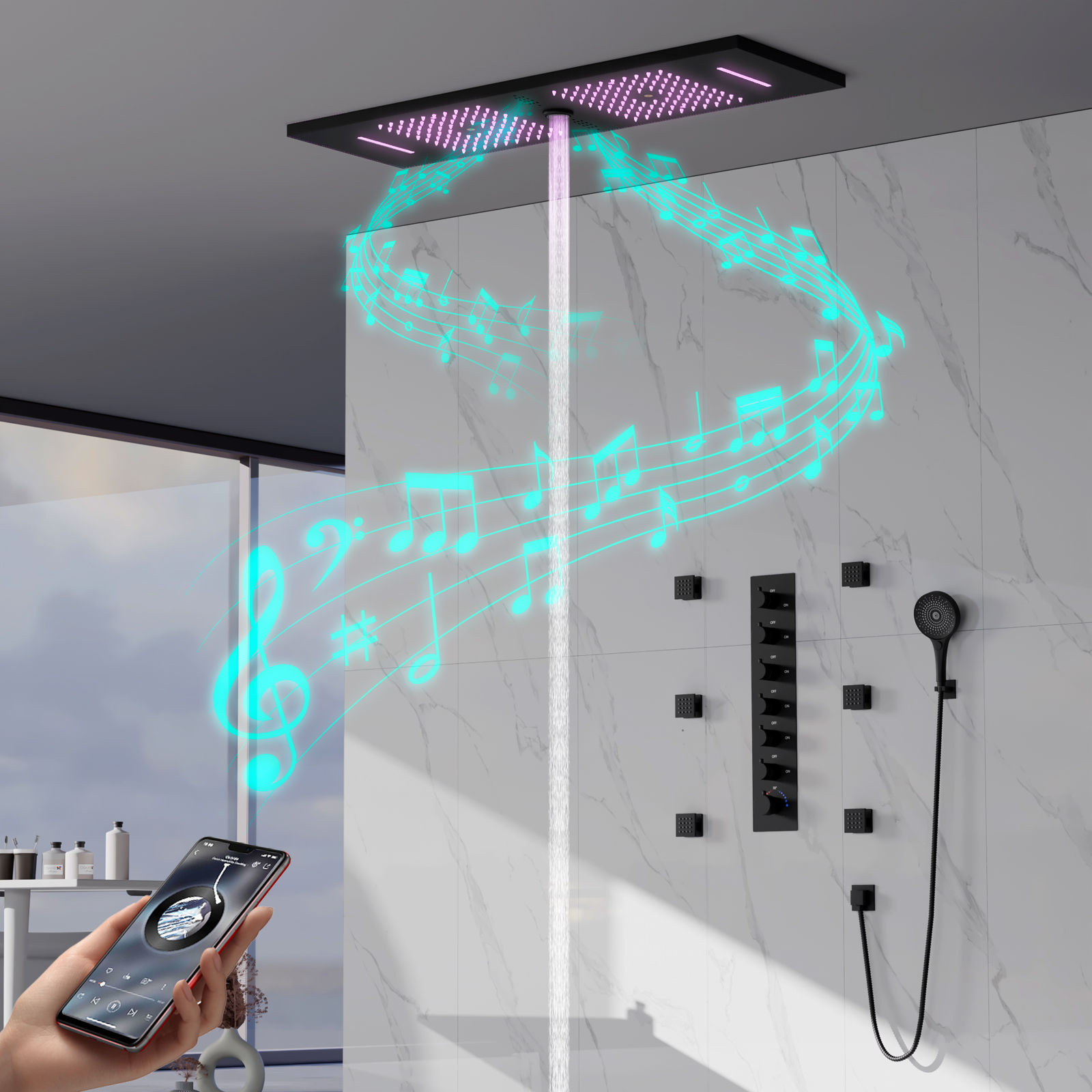 نظام صمام الدش