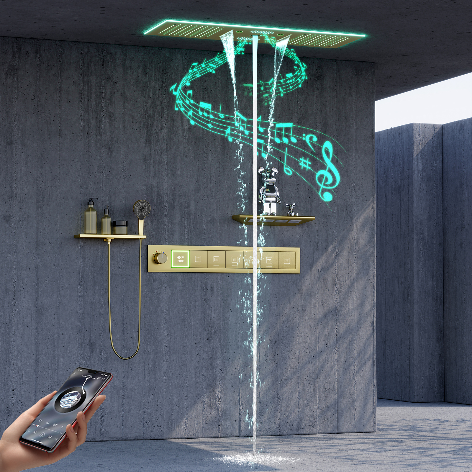 رأس دش الموسيقى بقيادة